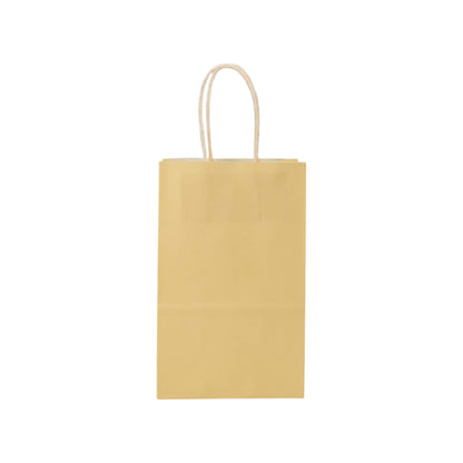 Sacos Asa Torcida Kraft Branco 90g - Amarelo Pastel