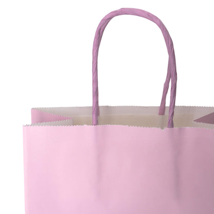 Sacos Asa Torcida Kraft Branco 90g - Lilás Pastel