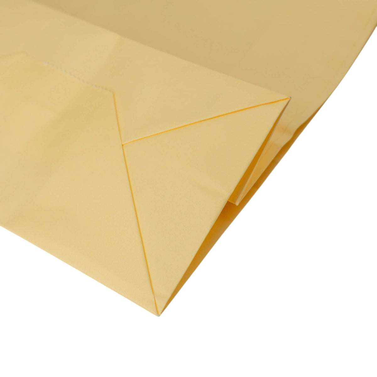 Sacos Asa Torcida Kraft Branco 90g - Amarelo Pastel