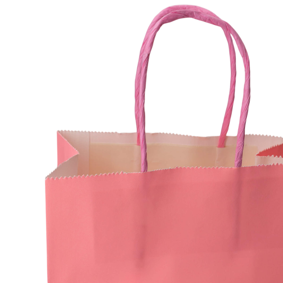 Bolsas de Papel Retorcido Kraft Blanco 90g - Rosa Pastel