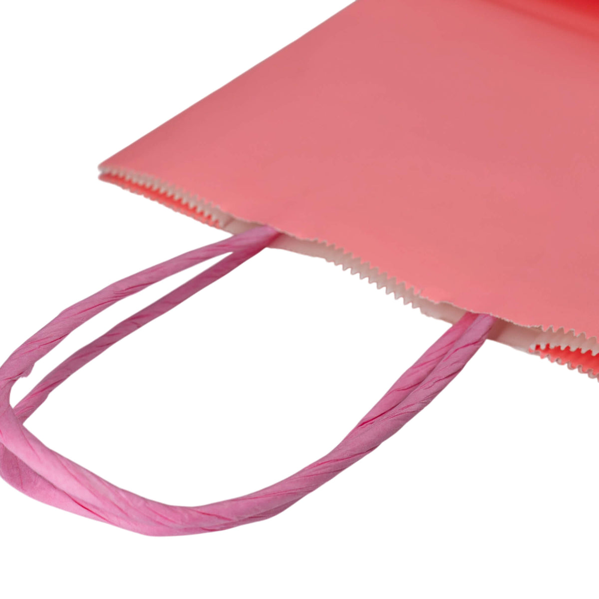 Bolsas de Papel Retorcido Kraft Blanco 90g - Rosa Pastel
