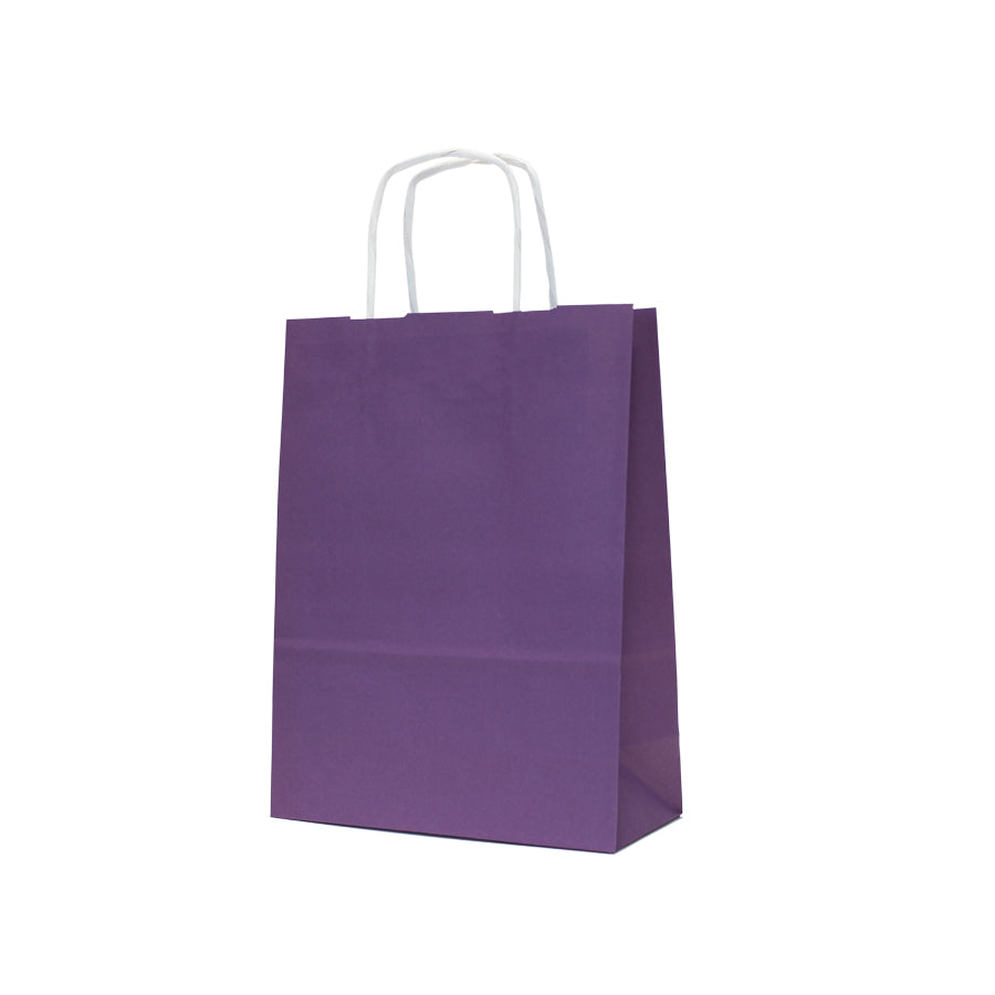 Sacos Asa Torcida Kraft Branco 90g - Roxo