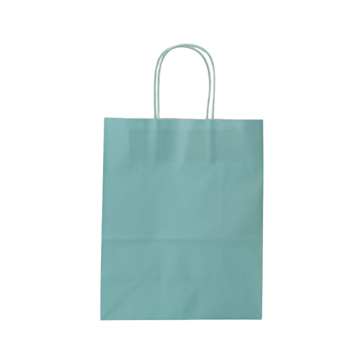 Sacos Asa Torcida Kraft Branco 90g - Azul Pastel