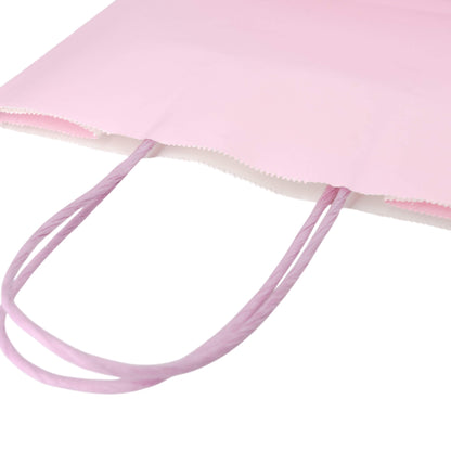 Sacos Asa Torcida Kraft Branco 90g - Lilás Pastel