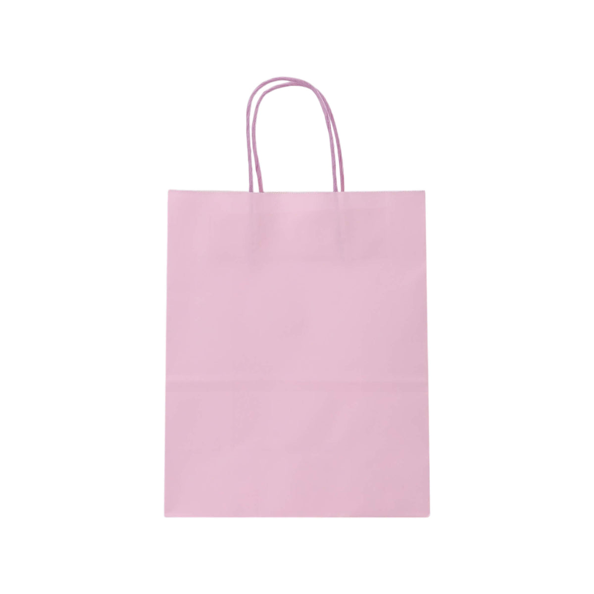 Sacos Asa Torcida Kraft Branco 90g - Lilás Pastel