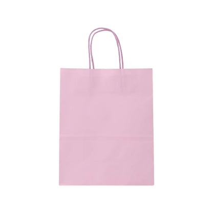 Sacos Asa Torcida Kraft Branco 90g - Lilás Pastel