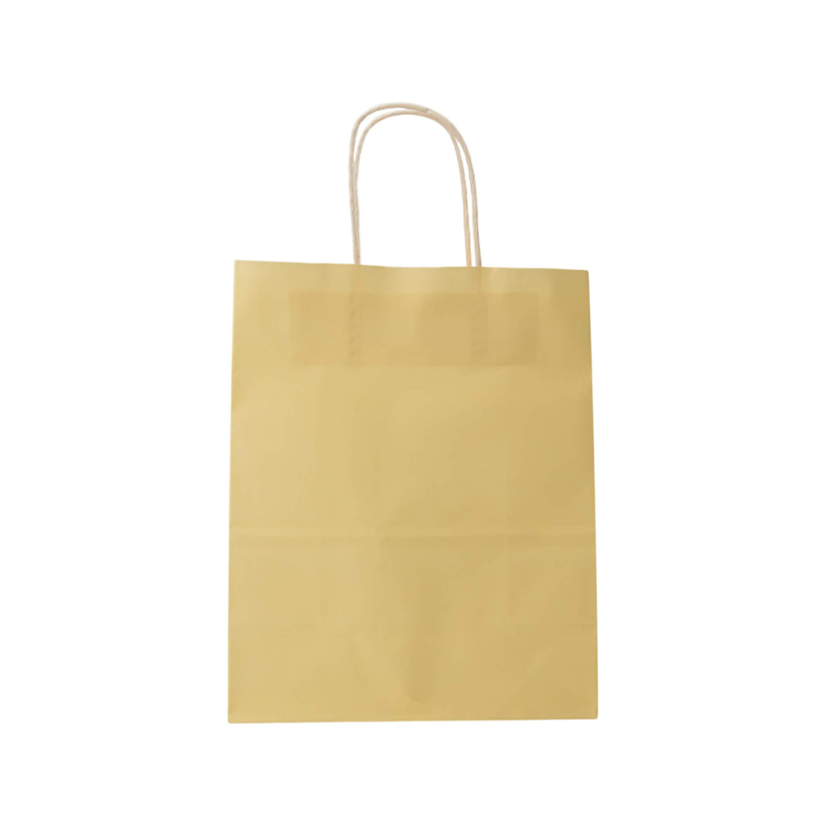 Sacos Asa Torcida Kraft Branco 90g - Amarelo Pastel