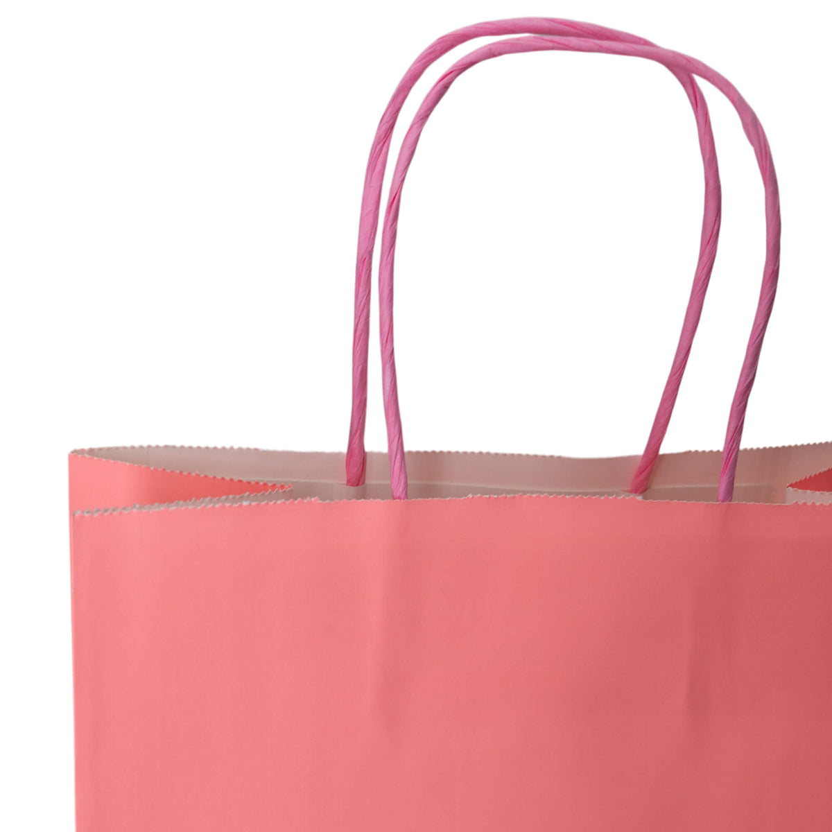 Bolsas de Papel Retorcido Kraft Blanco 90g - Rosa Pastel