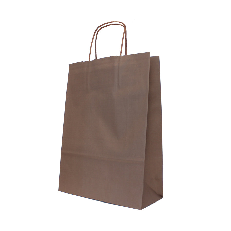 Sacos Asa Torcida Kraft Branco 90g - Castanho