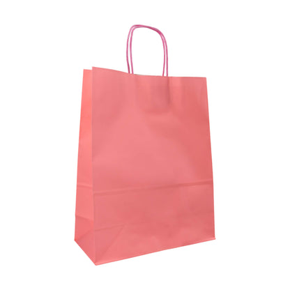 Bolsas de Papel Retorcido Kraft Blanco 90g - Rosa Pastel