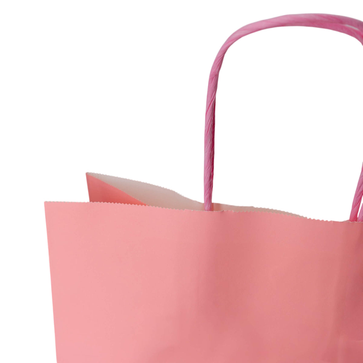 Bolsas de Papel Retorcido Kraft Blanco 90g - Rosa Pastel