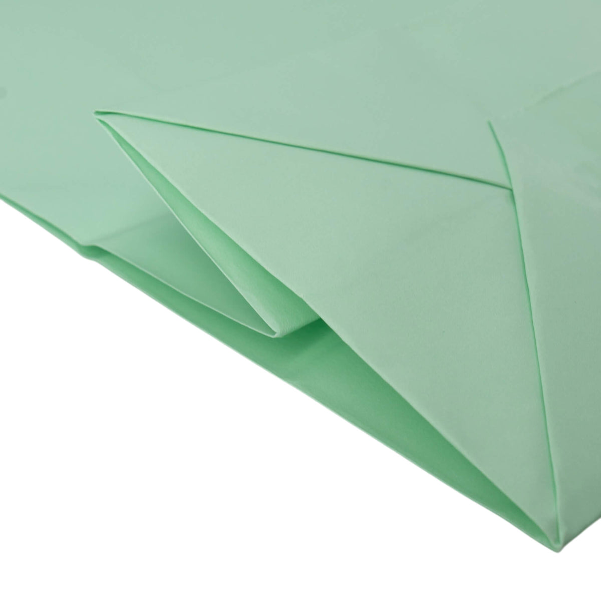 Sacos Asa Torcida Kraft Branco 90g - Verde Pastel
