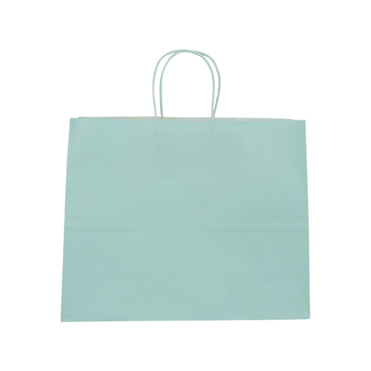 Sacos Asa Torcida Kraft Branco 90g - Azul Pastel