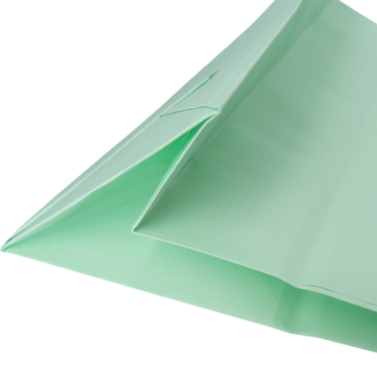 Sacos Asa Torcida Kraft Branco 90g - Verde Pastel