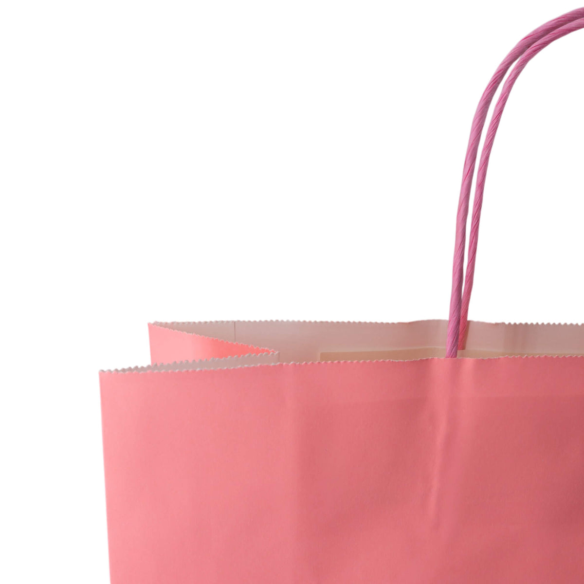 Bolsas de Papel Retorcido Kraft Blanco 90g - Rosa Pastel