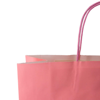Bolsas de Papel Retorcido Kraft Blanco 90g - Rosa Pastel