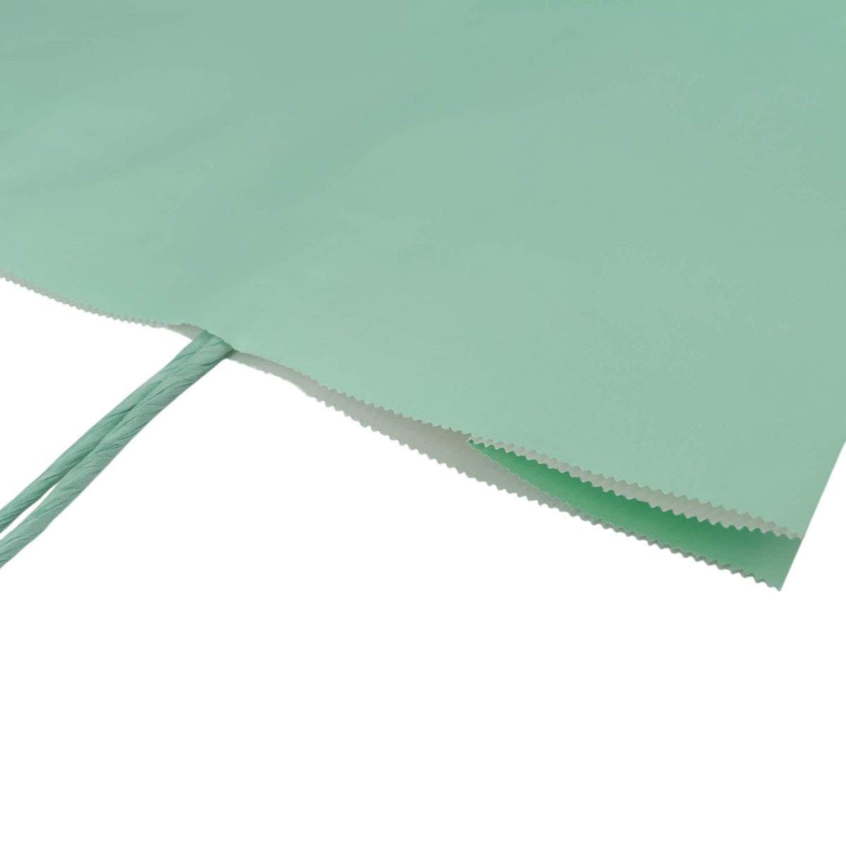 Sacos Asa Torcida Kraft Branco 90g - Verde Pastel