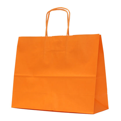 Sacos Asa Torcida Kraft Branco 90g - Laranja