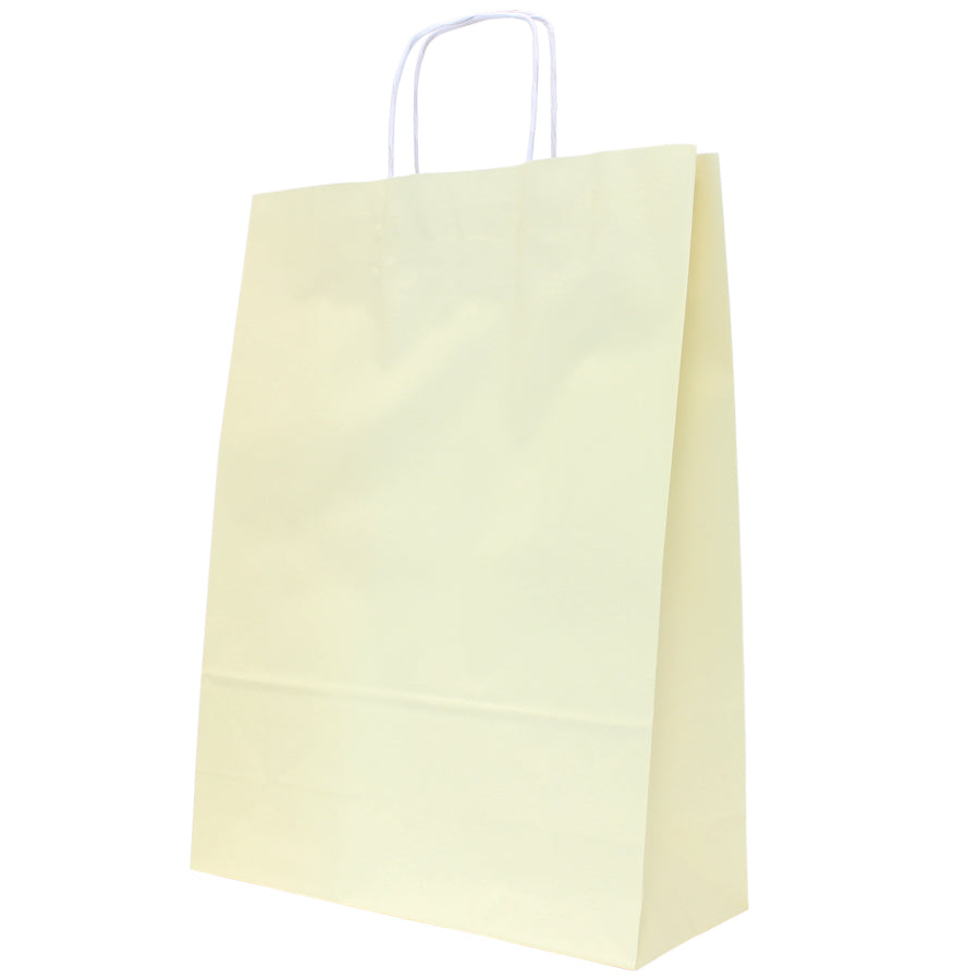 Sacos Asa Torcida Kraft Branco 90g - Bege