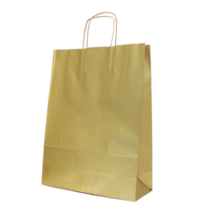 Bolsas Asa Retorcida Kraft Natural 90g - Oro