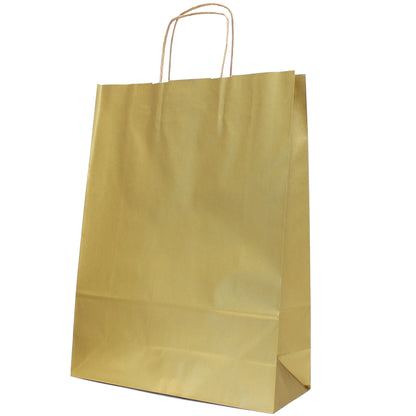Bolsas Asa Retorcida Kraft Natural 90g - Oro