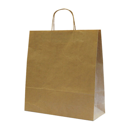 Kraft Natural Twisted Handle Bags 120gsm - Kraft