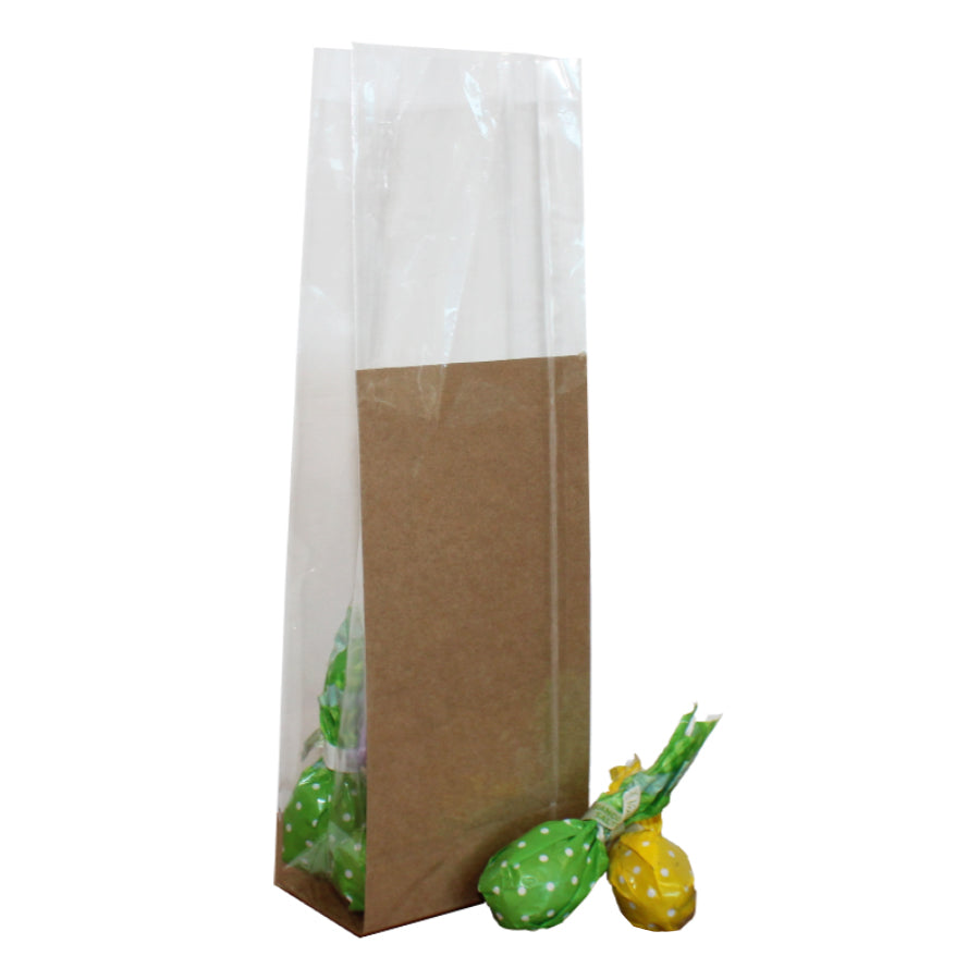 Bases em Kraft Natural para Sacos Polipropileno 100Lx300A - Kraft