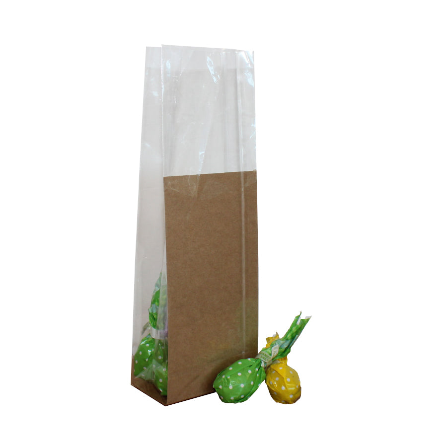 Bases em Kraft Natural para Sacos Polipropileno 100Lx300A - Kraft