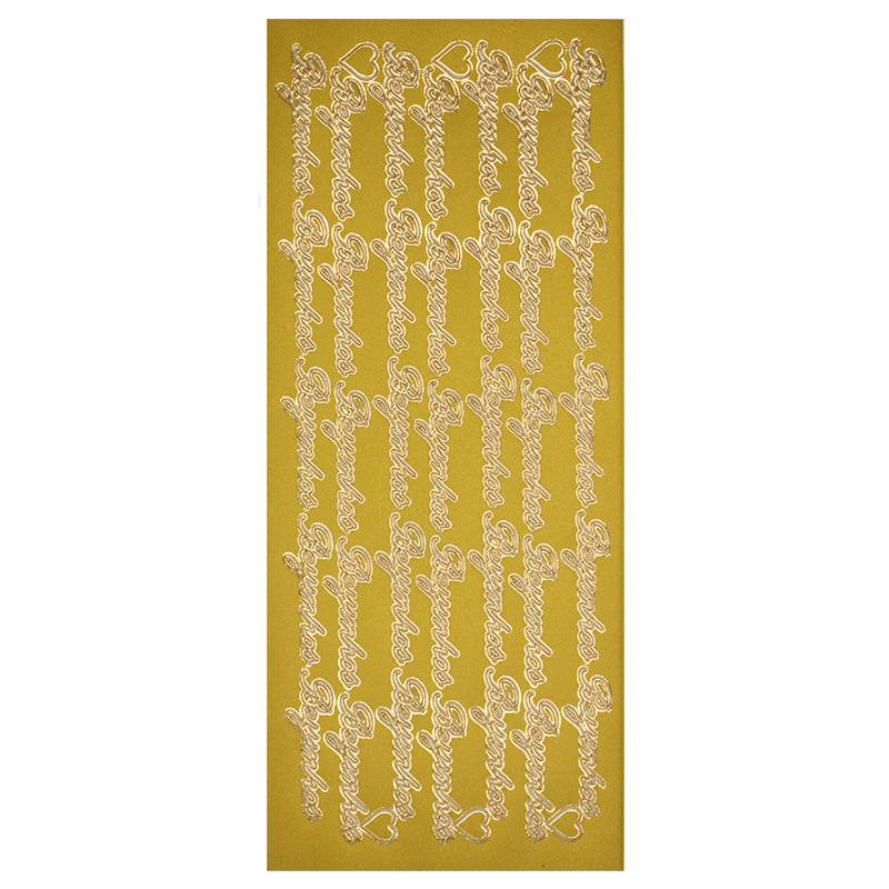Decorative Stickers Blister - Gold
