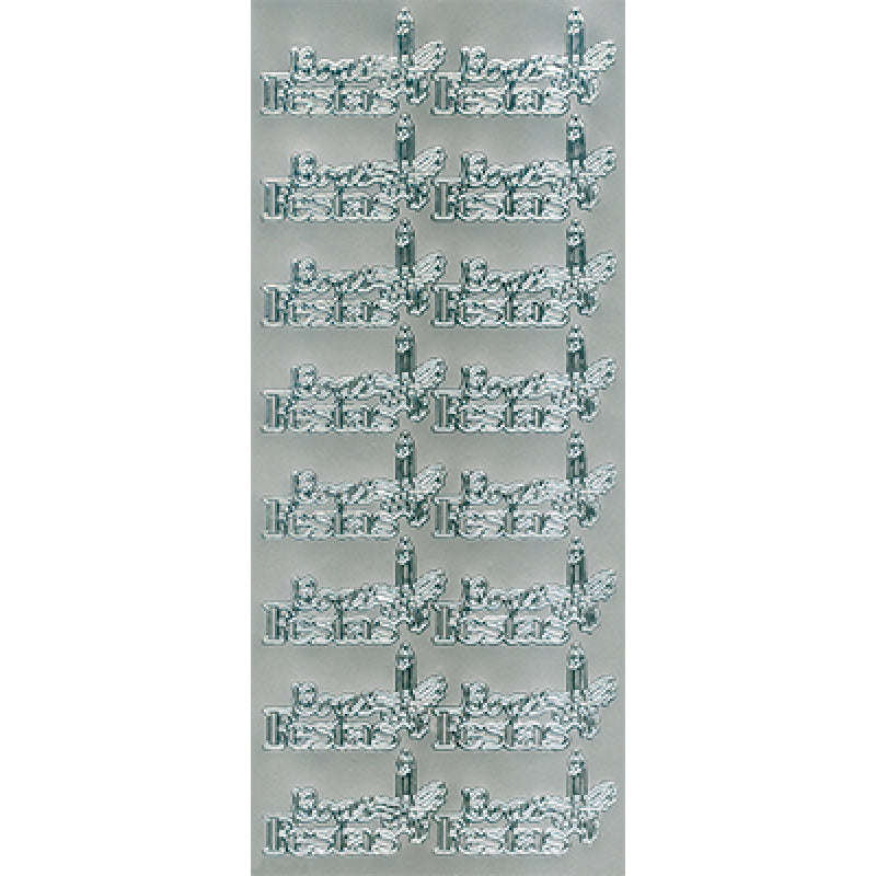 Blister with Decorative Stickers - Silver