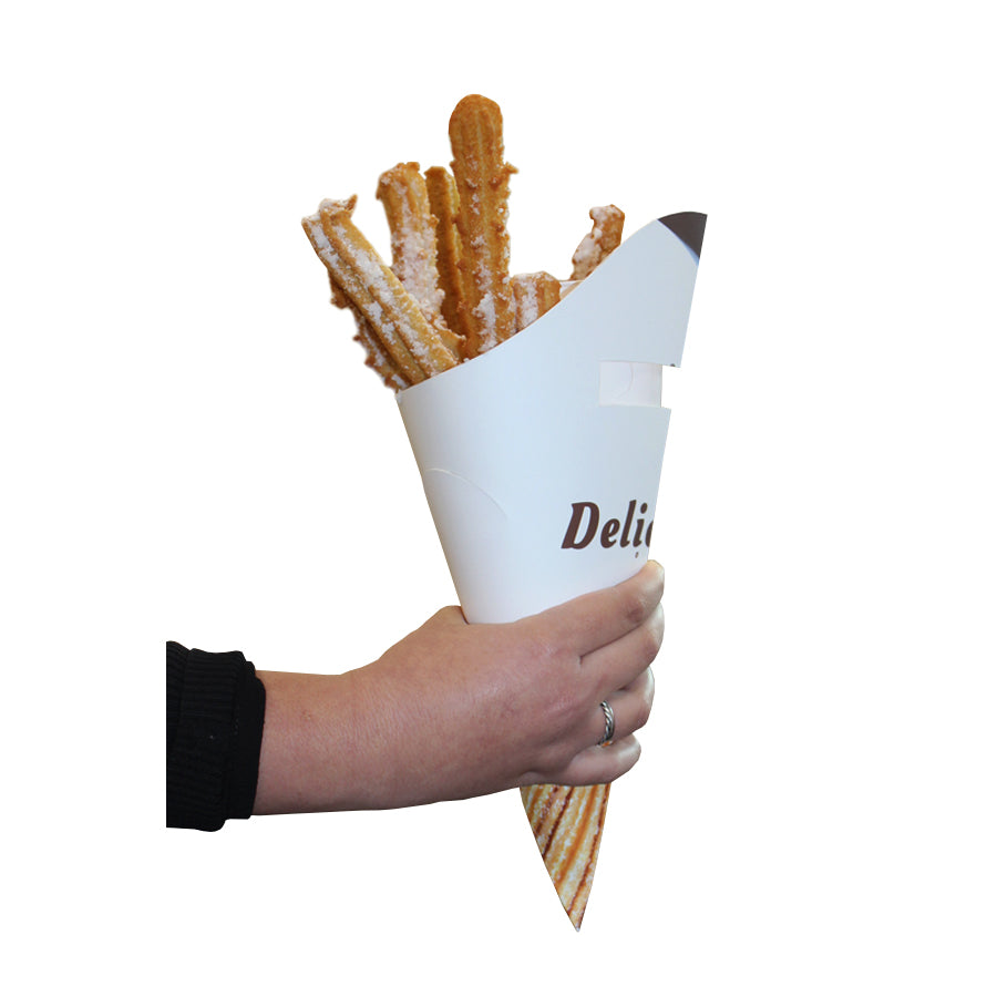 Churro Cones - Matt Laminated - Multicoloured - "Delicious"