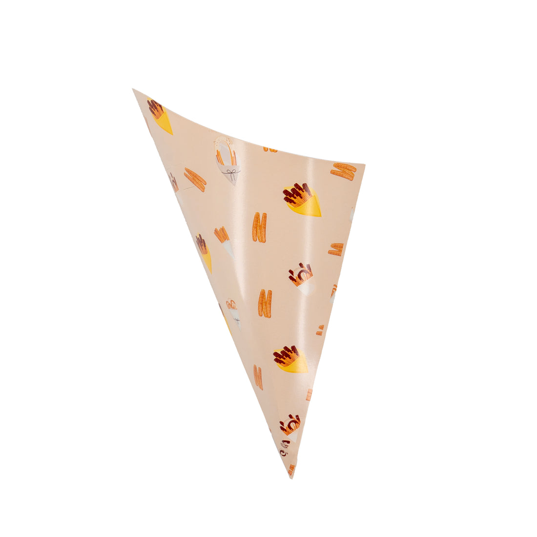 Cones Churros em Cartolina 250 g - Plastificado Mate - "Pequenas Tentações"