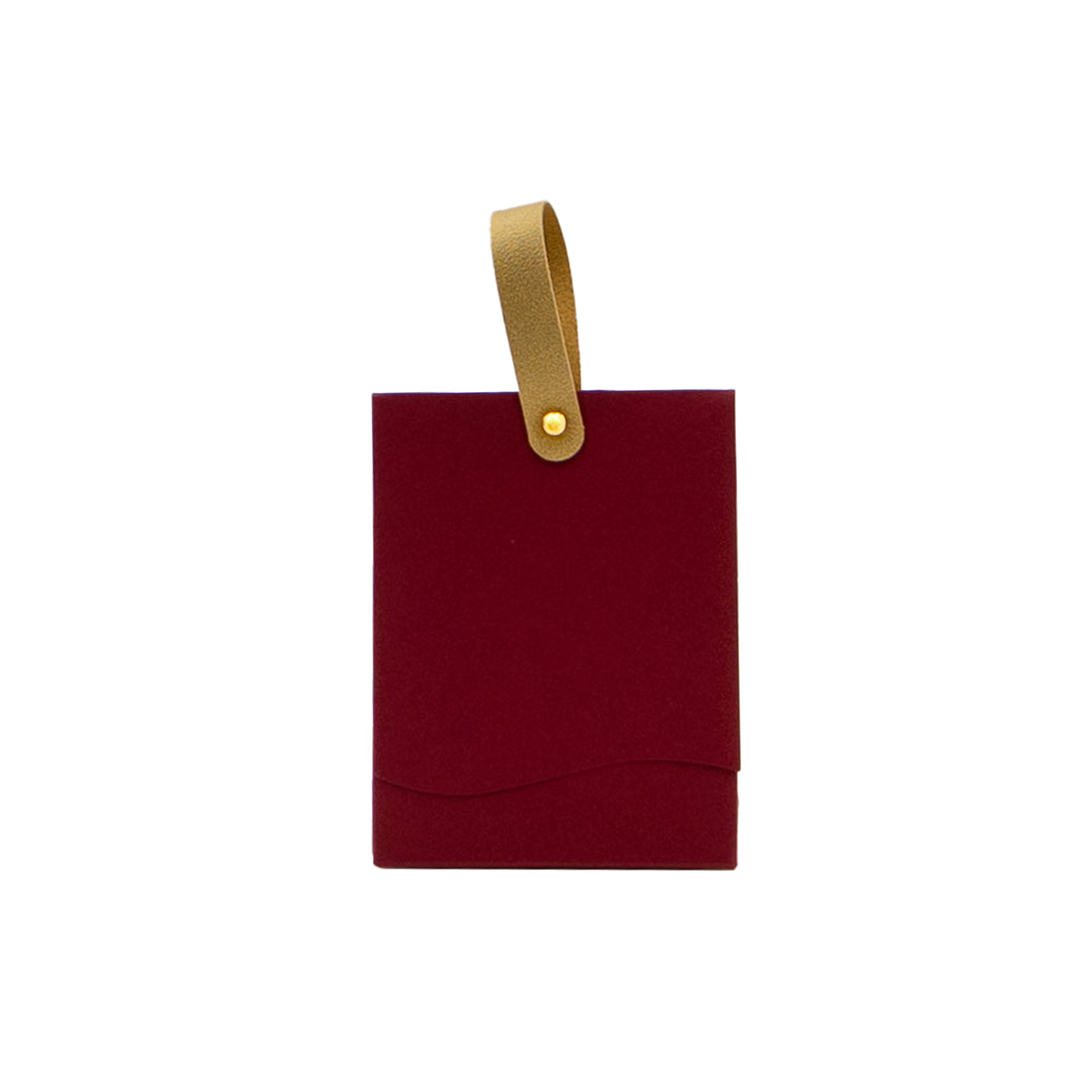 120gsm Cardboard Box with Handle for Souvenirs - Bordeaux