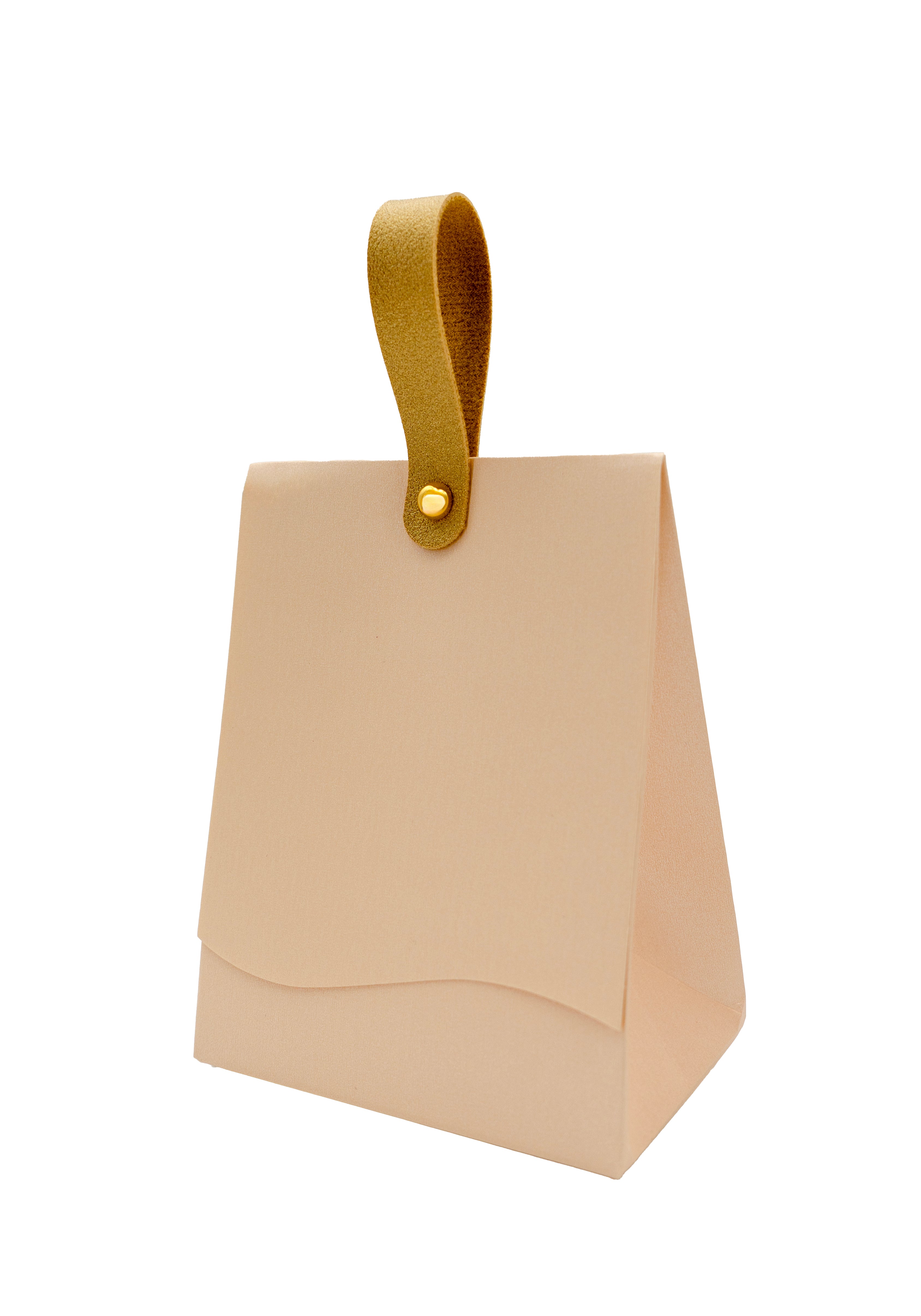 Cardboard Box 120g with Handle for Souvenir - Cream