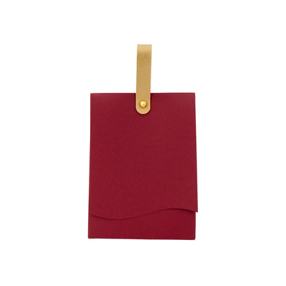 120gsm Cardboard Box with Handle for Souvenirs - Bordeaux