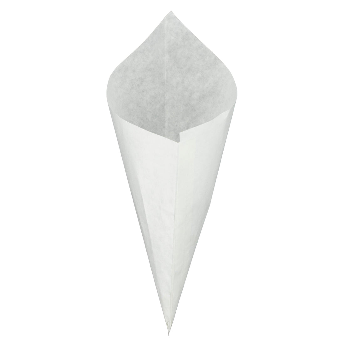 Cone em Papel Antigordura 60g - Branco