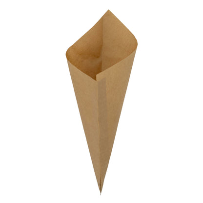 Anti-Grease Paper Cone 60g - Kraft