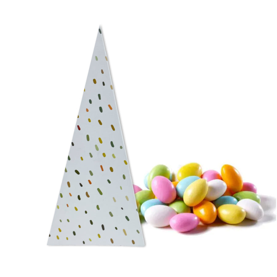 Conos Cuadrados 275g - Multicolor - "Pascua"