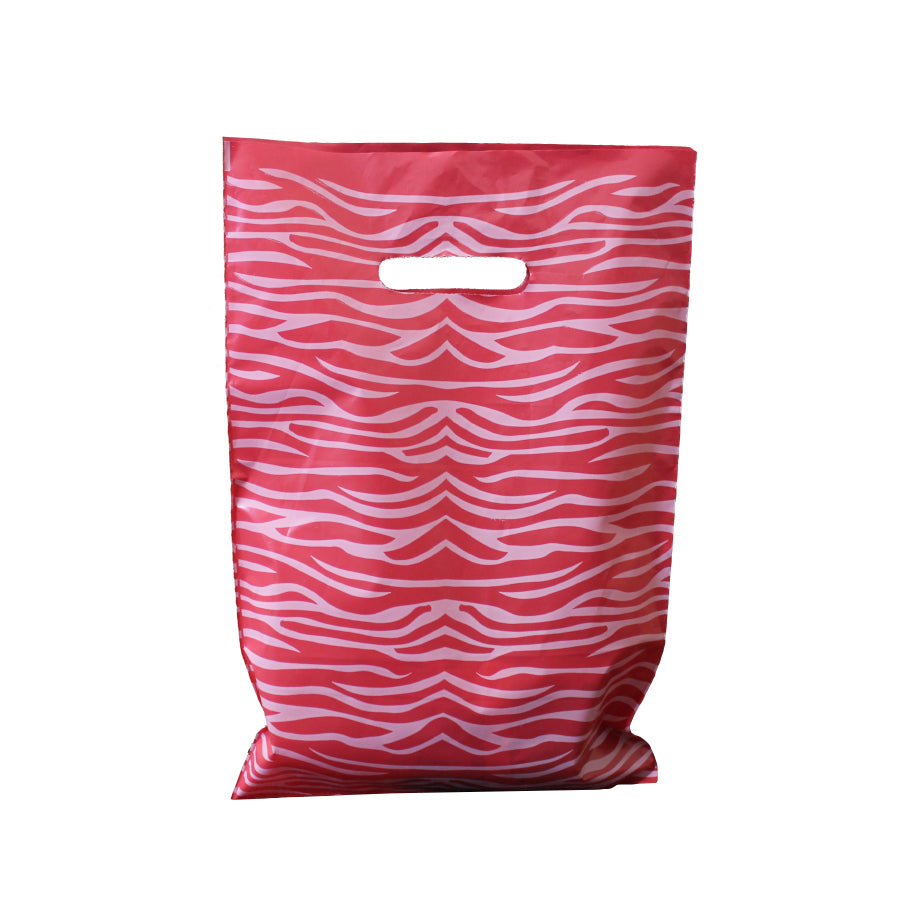 Sacos Plásticos Corte Feijão - Vermelho - "Fantasia"