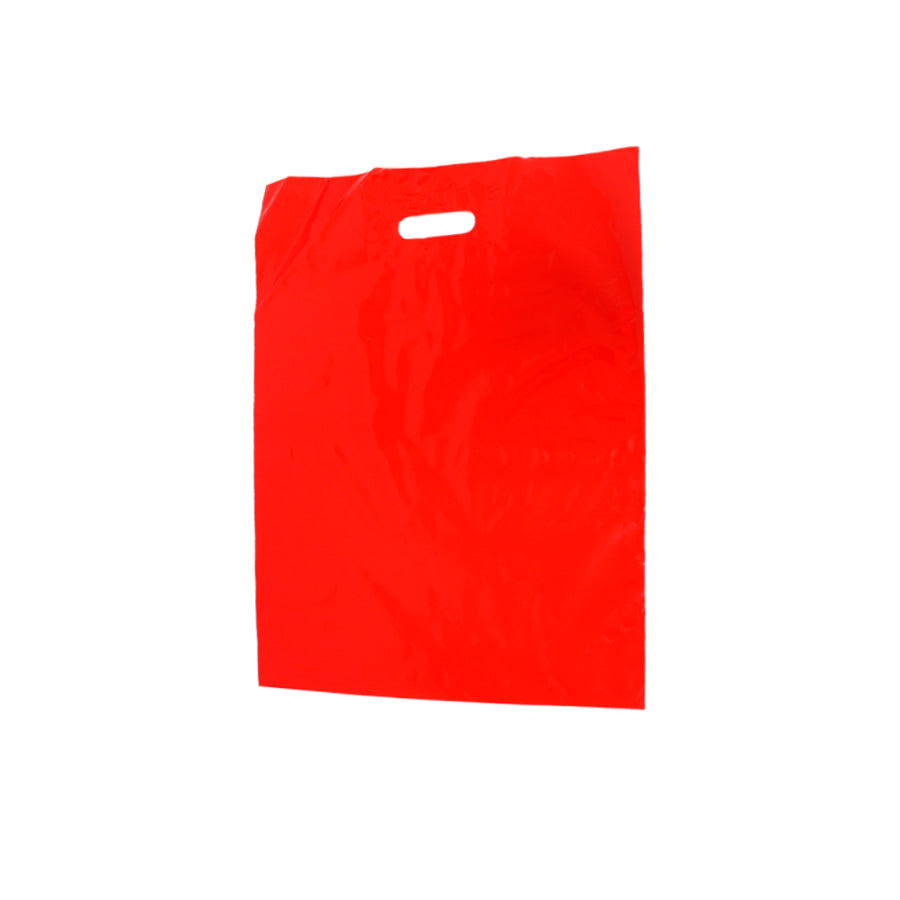 Sacos Plásticos Corte Feijão Baixa Densidade (BD) - Vermelho