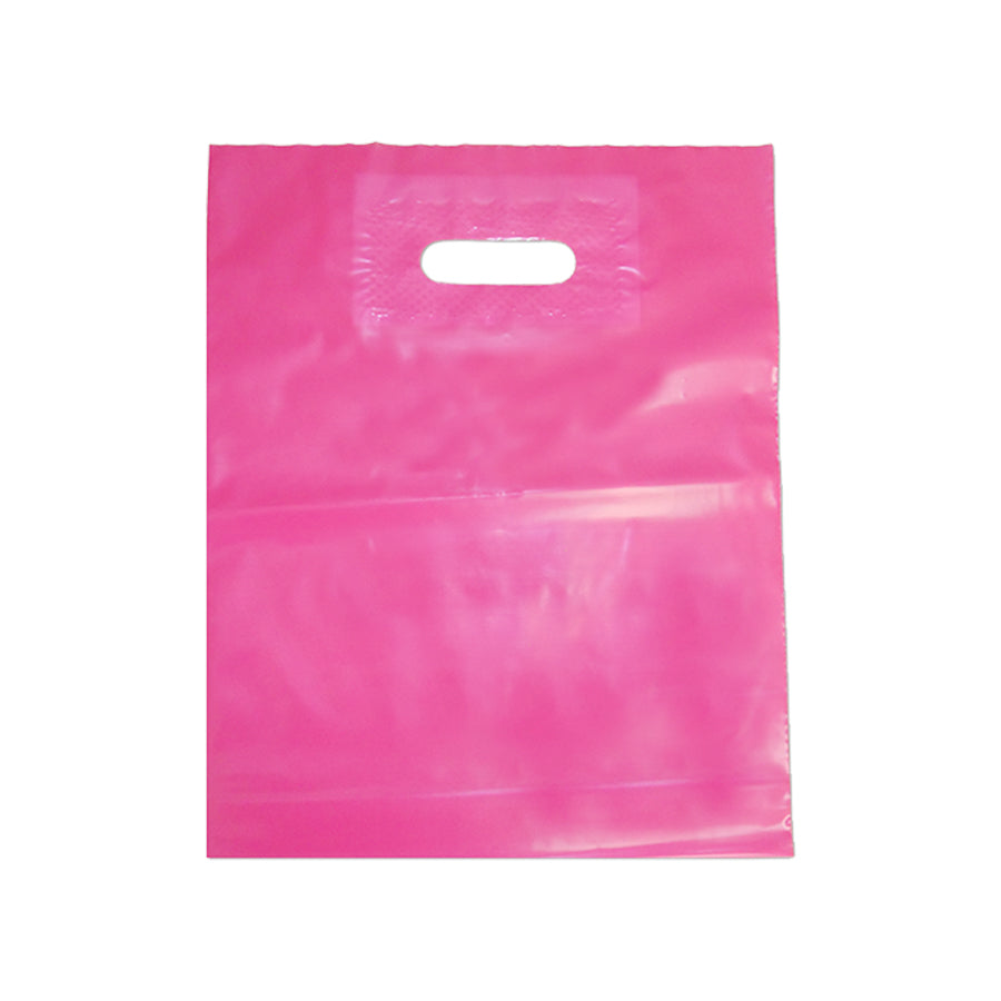 Sacos Plásticos Corte Feijão Baixa Densidade (BD) - Rosa