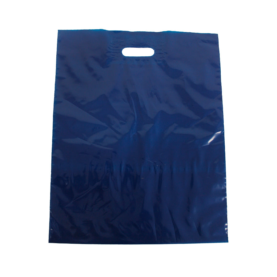 Sacos Plásticos Corte Feijão Baixa Densidade (BD) - Azul Marinho