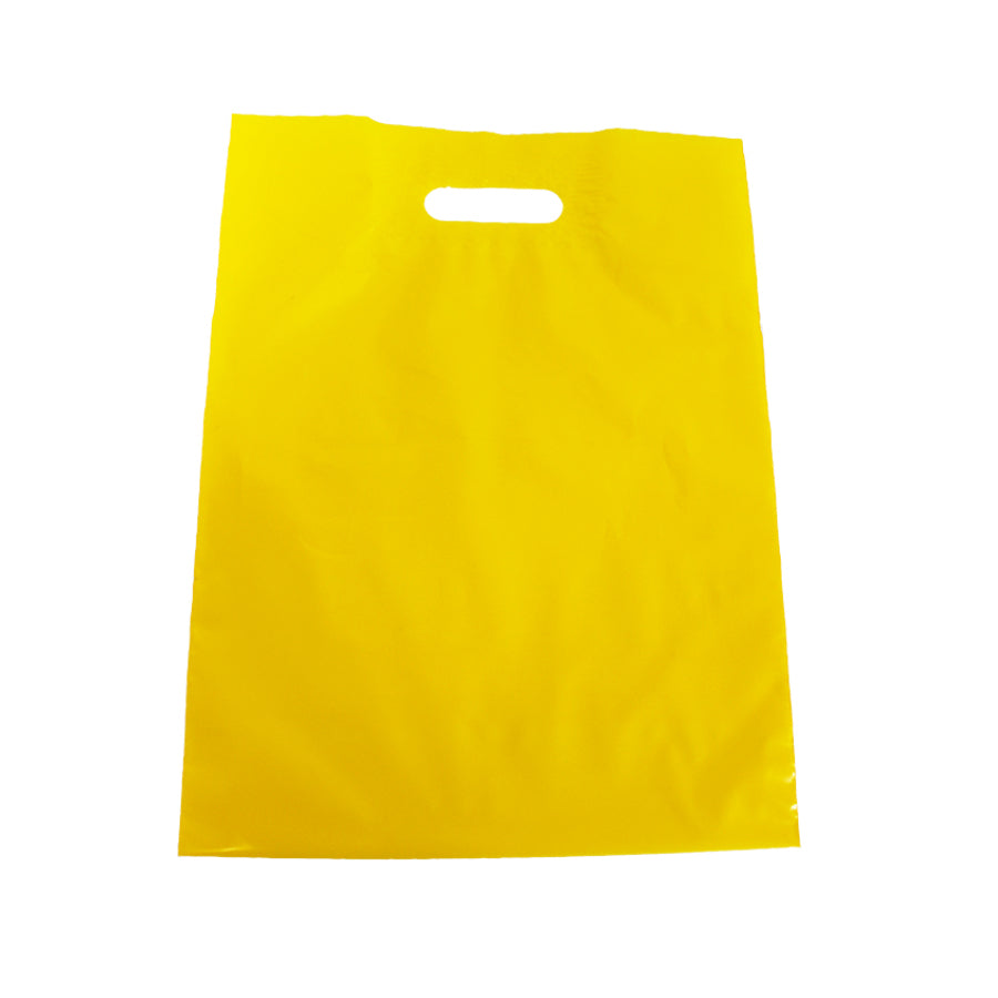 Sacos Plásticos Corte Feijão Baixa Densidade (BD) - Amarelo