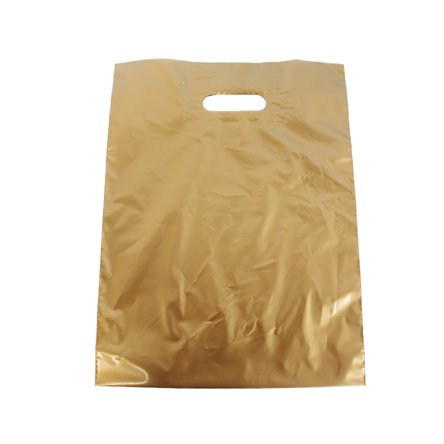 Bolsas Plásticas Corte Riñón Baja Densidad (BD) - Oro