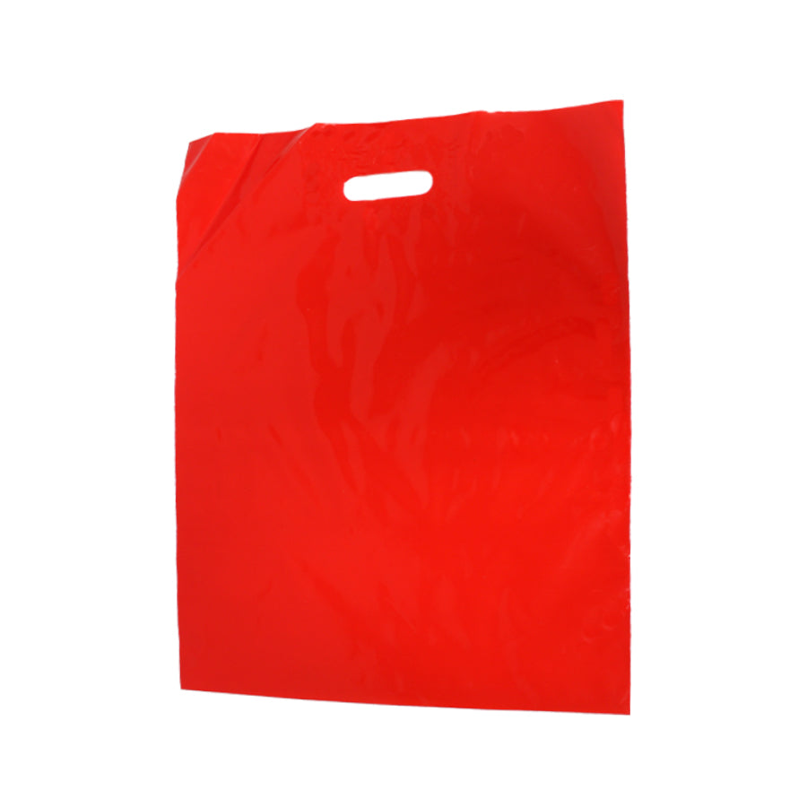 Sacos Plásticos Corte Feijão Baixa Densidade (BD) - Vermelho