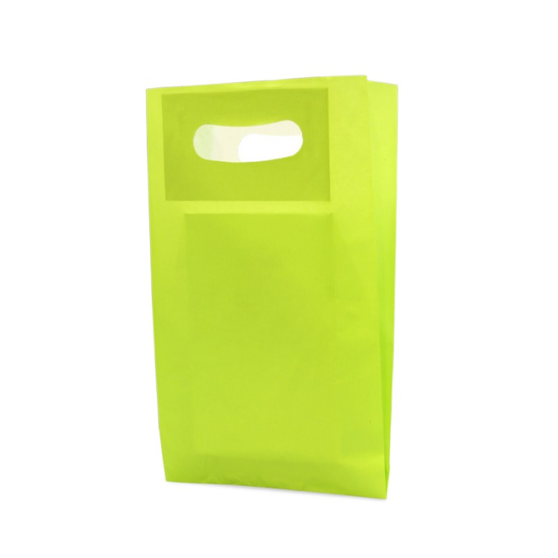 Sacos Corte Feijão Kraft Natural 60g - Verde