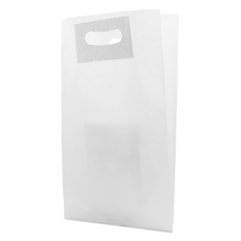 Sacos Corte Feijão Kraft Natural 60g - Branco