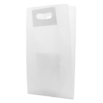 Sacos Corte Feijão Kraft Natural 60g - Branco