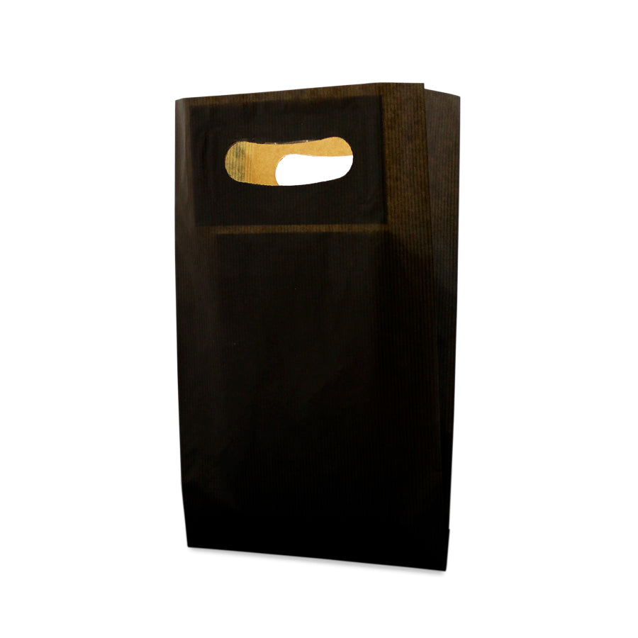 Sacos Corte Feijão Kraft Natural 60g - Preto