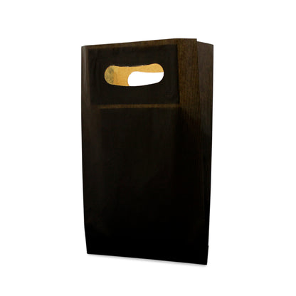 Sacos Corte Feijão Kraft Natural 60g - Preto